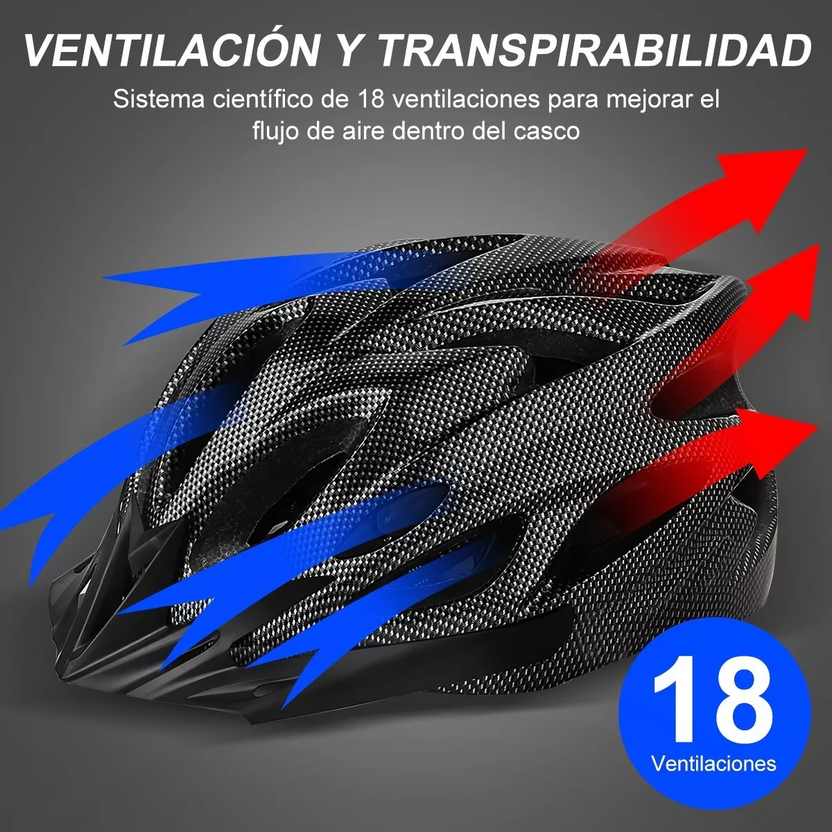 Set Casco De Bicicleta Adulto Ciclismo +gafas+mascara+bolso Negro 52-58cm