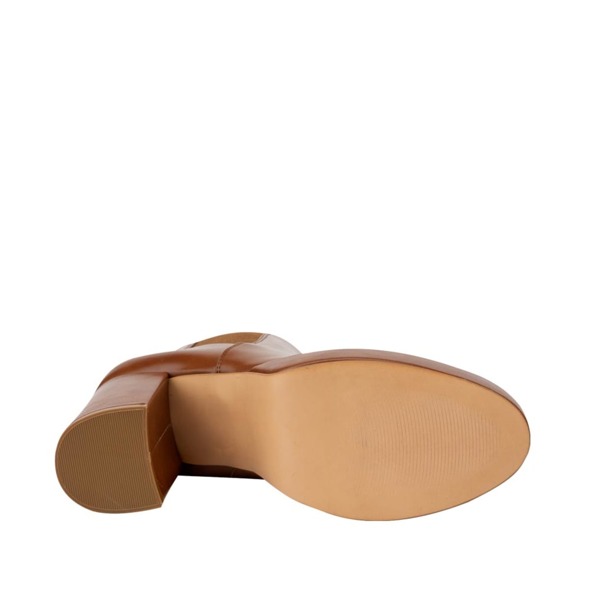 Botas de vestir marca Sao Paulo, color cognac con plataforma y tacón, mod. 1109991