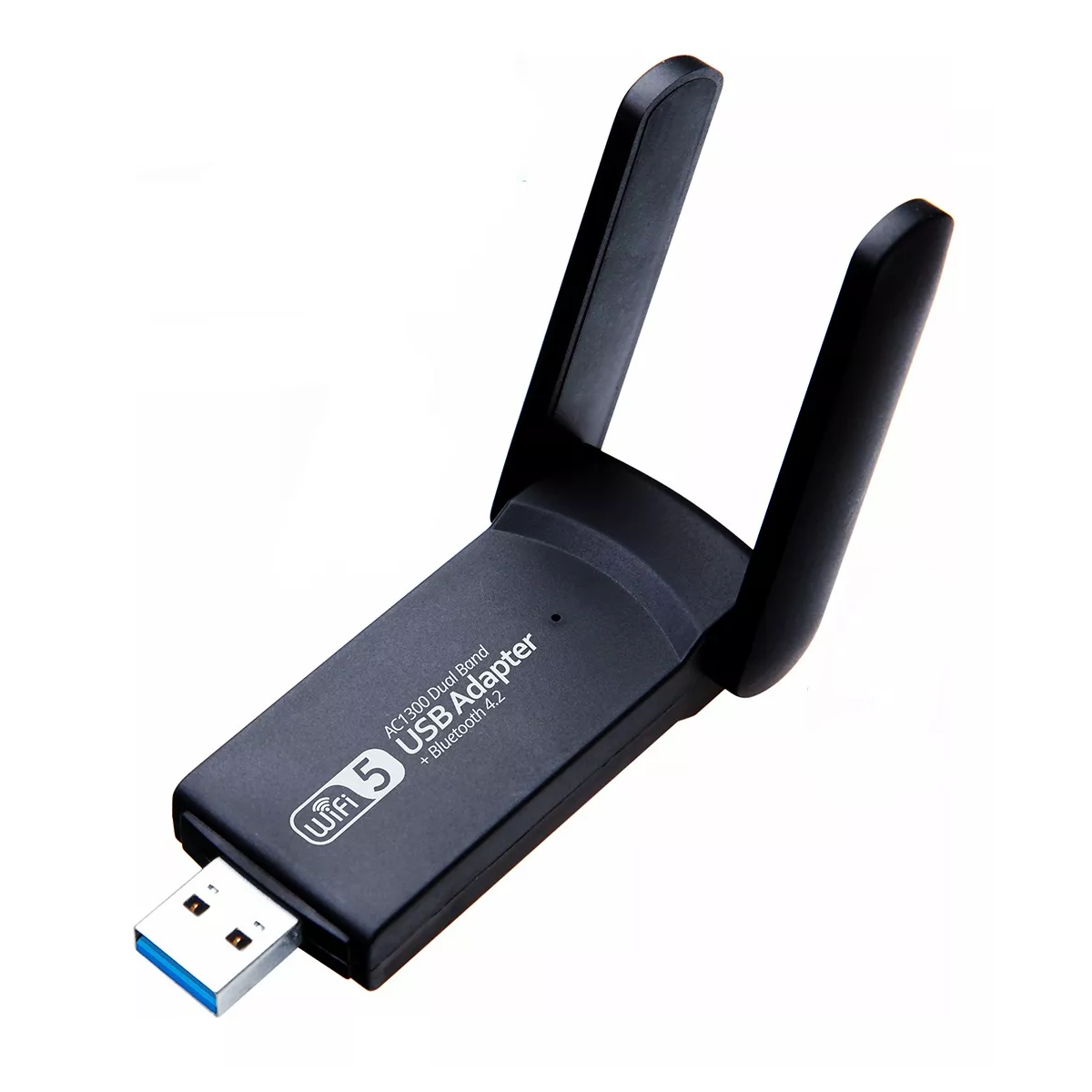 Antena Adaptador Wifi 1300 Mbps De Banda Dual Bluetooth Usb