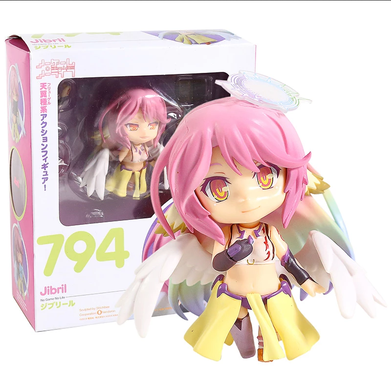 Jibril 794 Shiro No Game No Life Nendoroid Figura Anime