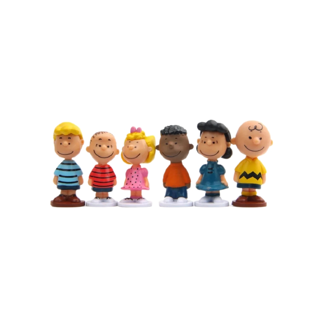 Set De 12 Figuras De Colección Snoopy & Amigos Peanuts