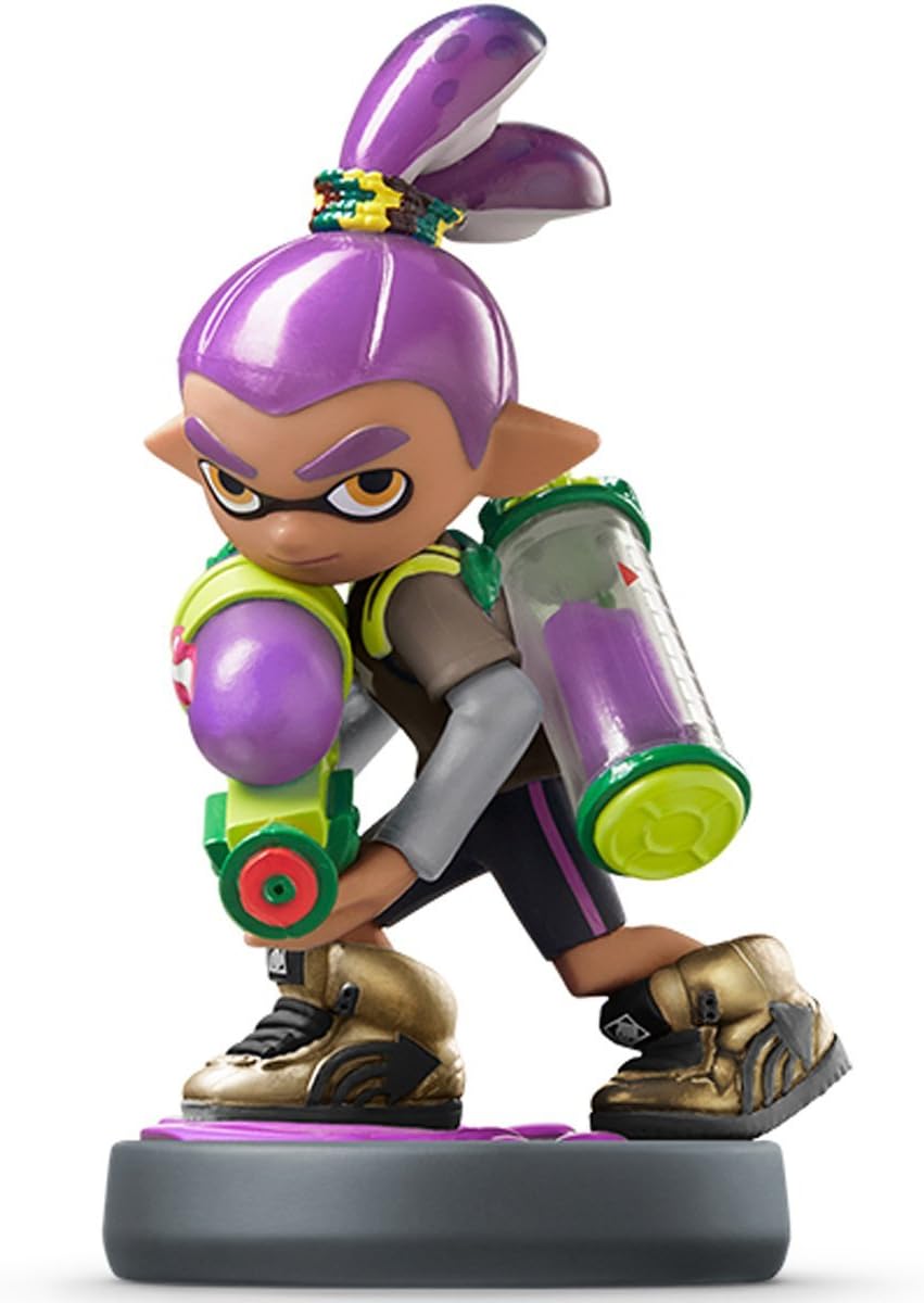 Amiibo Inkling Boy (Morado) (Splatoon)