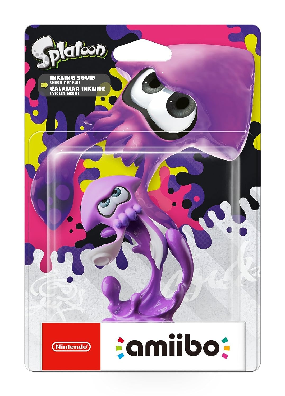 Amiibo Inkling Squid Morado (Splatoon)