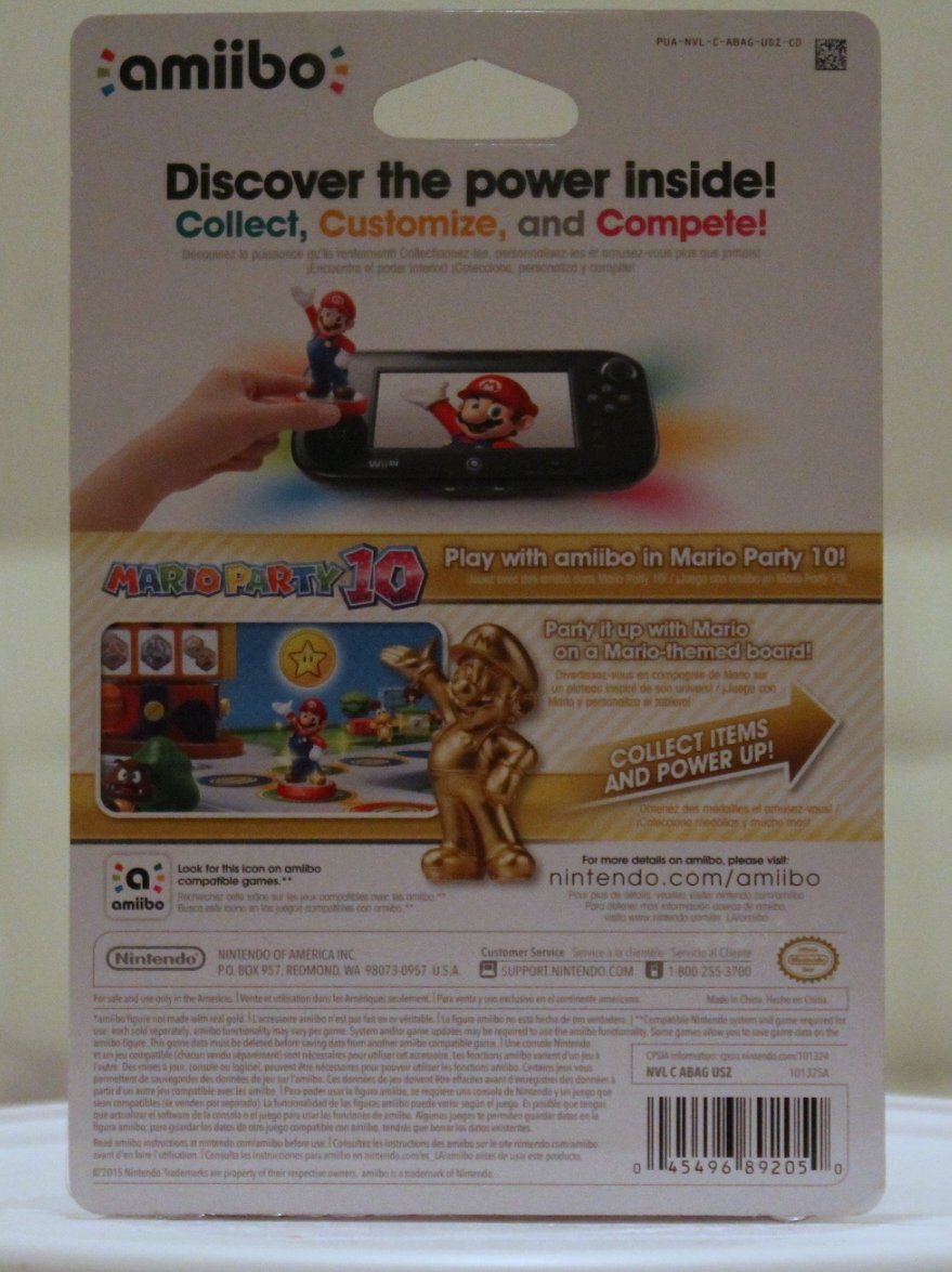 Amiibo Mario (Gold Edition) (Super Mario)