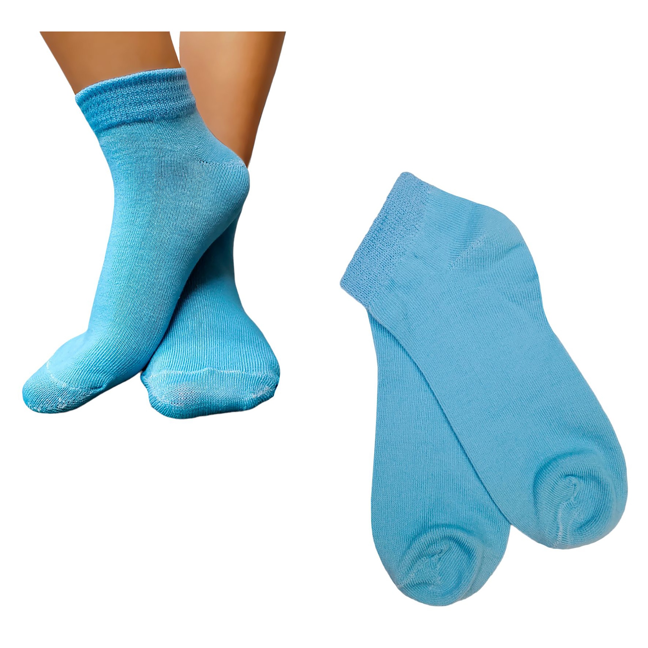 Tines Cortos P/diabético Costura Fina 6 Pares