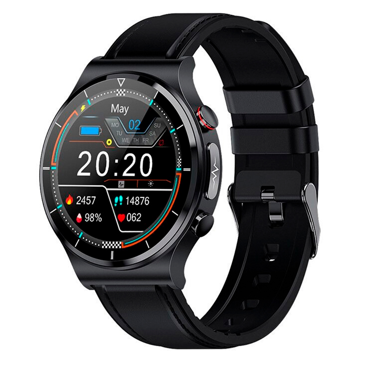 SmartWatch De Alta Precisión Medica 2023,Monitoreo de glucosa, presión arterial, frecuencia cardíaca, oxigenación en la sangre y más. Para Caballeros.