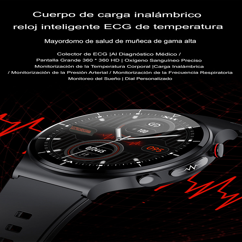 Smart Watch Monitoreo de Glucosa en Sangre Smartwatch Compatible