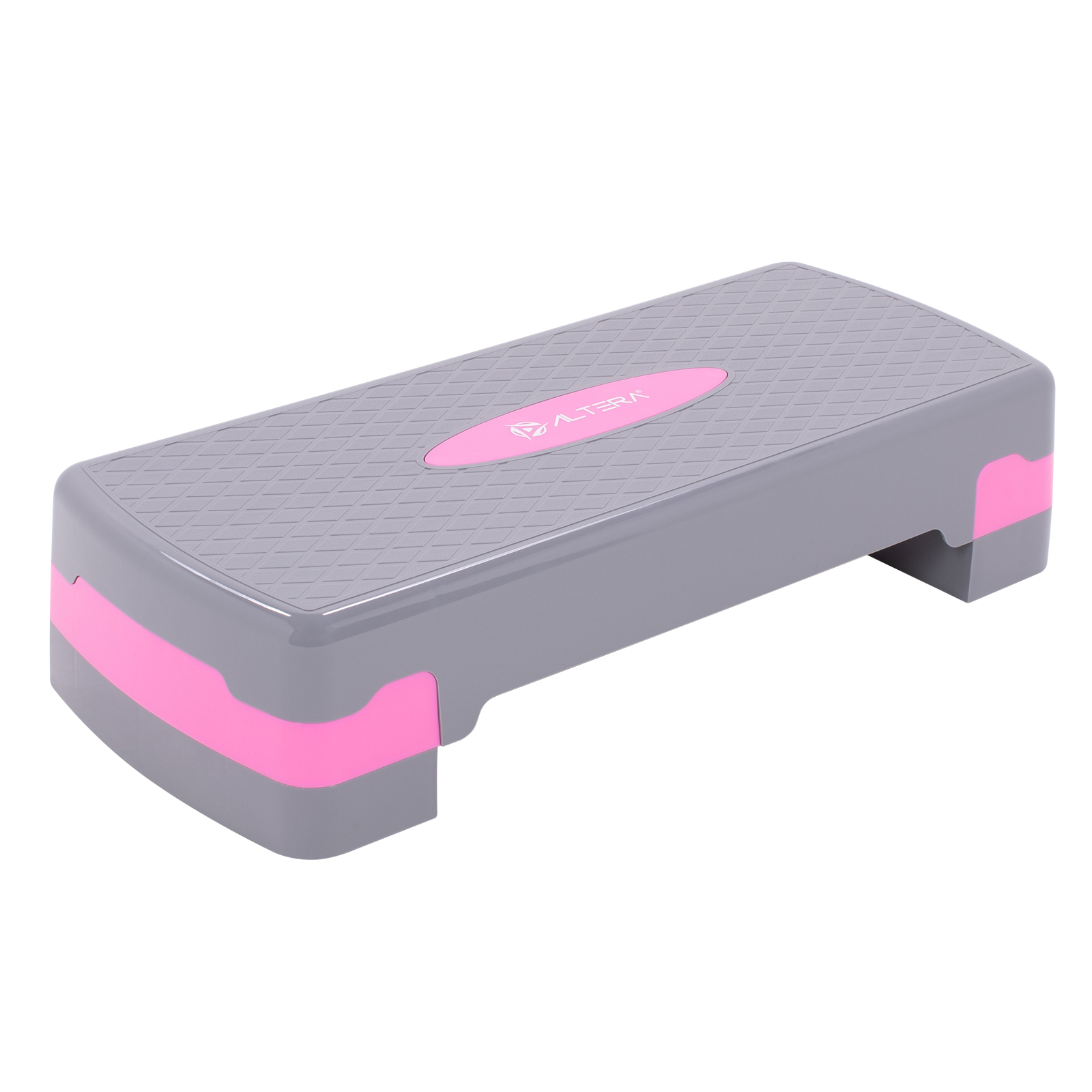  Banco de Ejercicio Step Aerobics Altera con 2 Elevadores Extraíbles Ajustables 