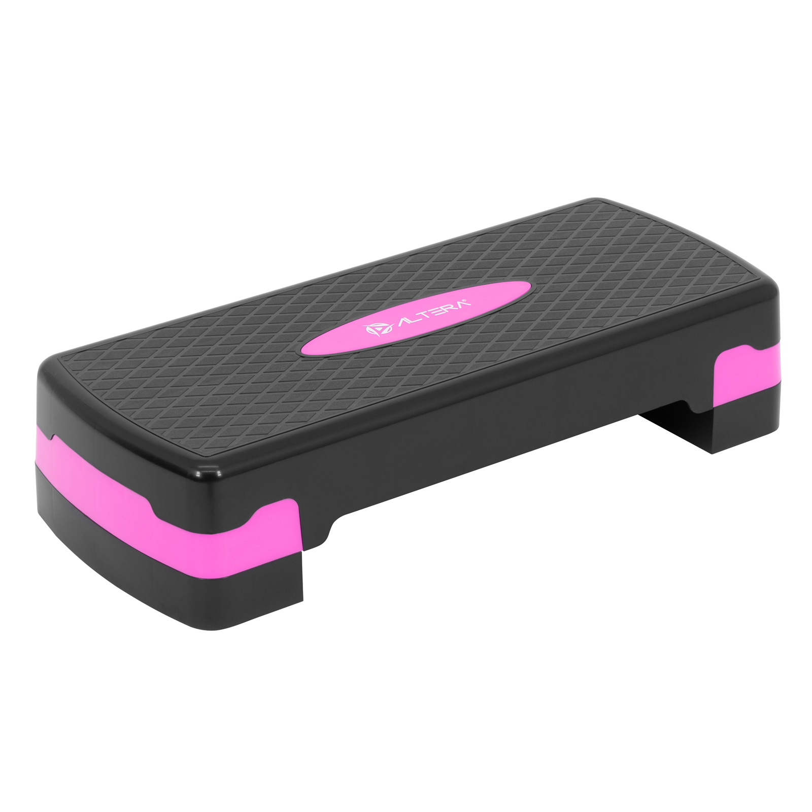  Banco de Ejercicio Step Aerobics Altera con 2 Elevadores Extraíbles Ajustables 