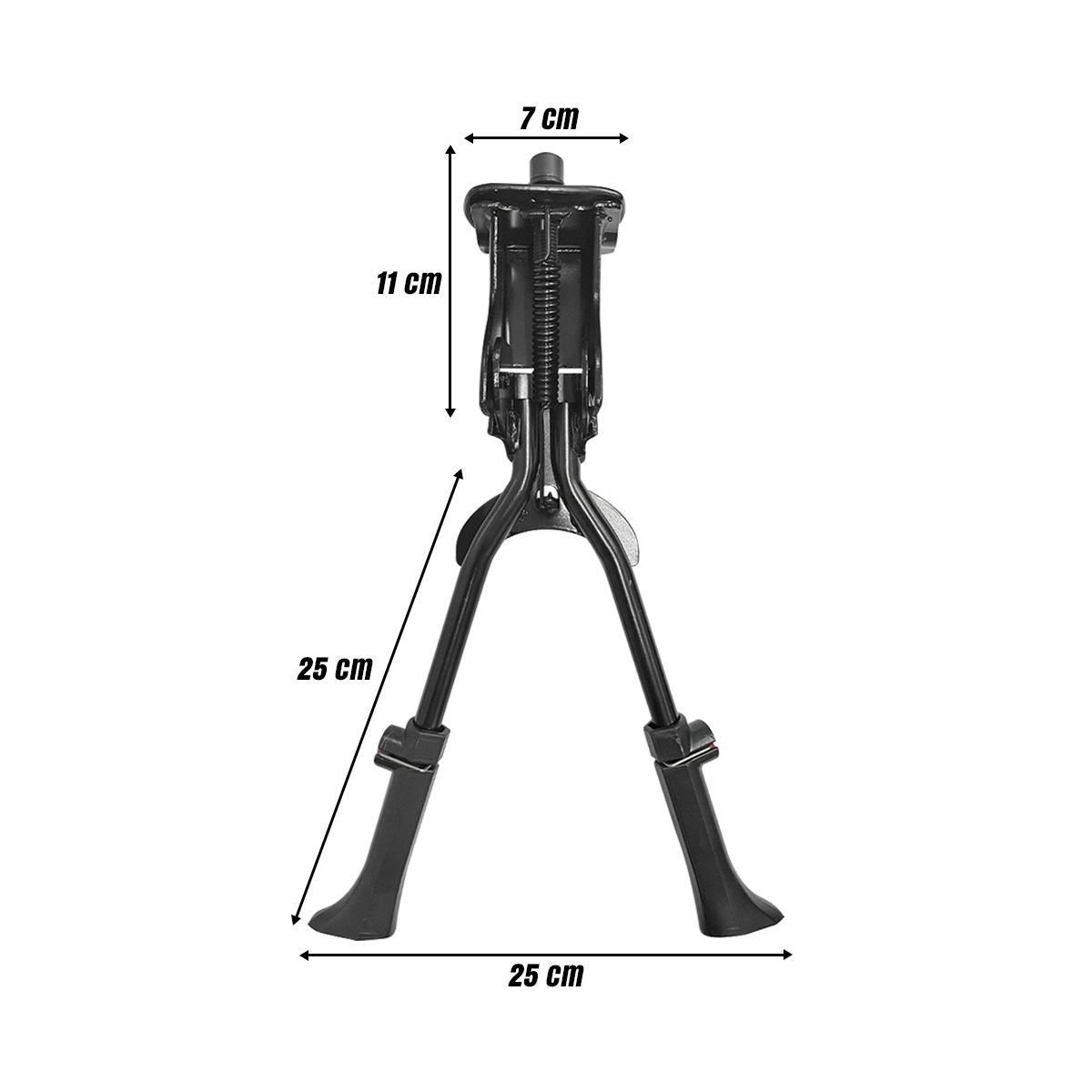 Soporte Parador Central Bici Doble Pata Ajustable R26-R29 Aluminio Caballete