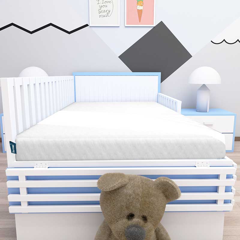 Colchón Para Cuna de Bebé Dormez Bubu Memory Foam, 100% Hipoalergénico