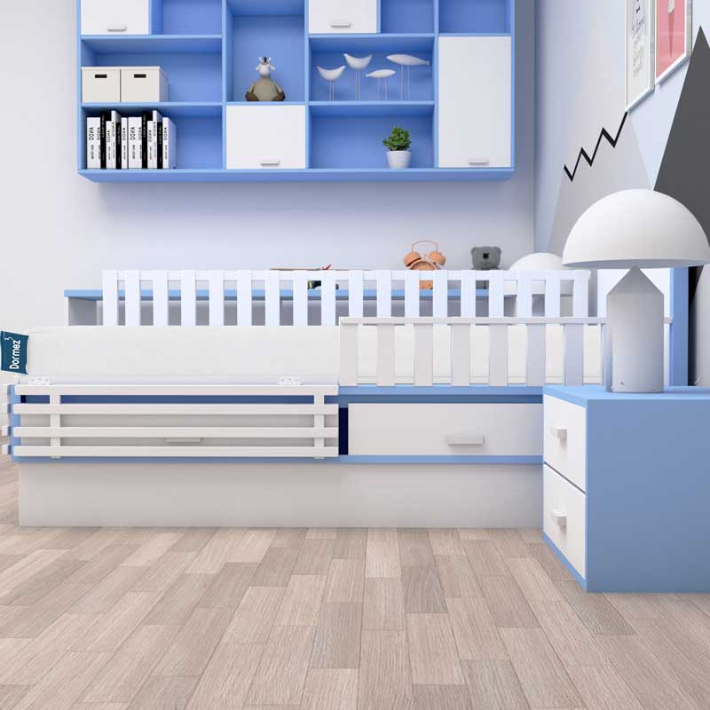 Colchón Para Cuna de Bebé Dormez Bubu Memory Foam, 100% Hipoalergénico