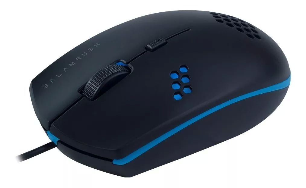 Mouse Gamer Iron Gm310 1601 Dpi Led Usb 3 Niveles 3 Botones Negro
