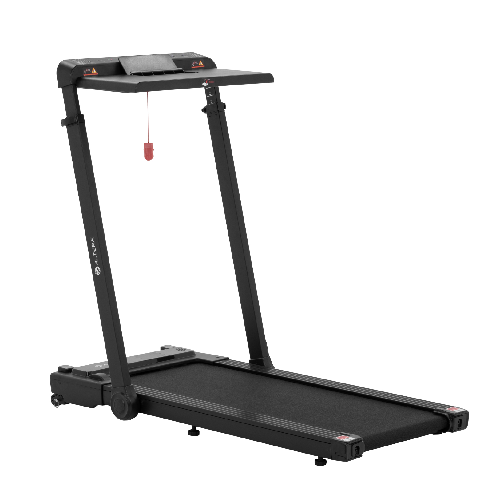 Caminadora Eléctrica Altera Velocidad 12 km/h 2 HP Bocinas Bluetooth 4 Niveles de Altura Control Fit Watch