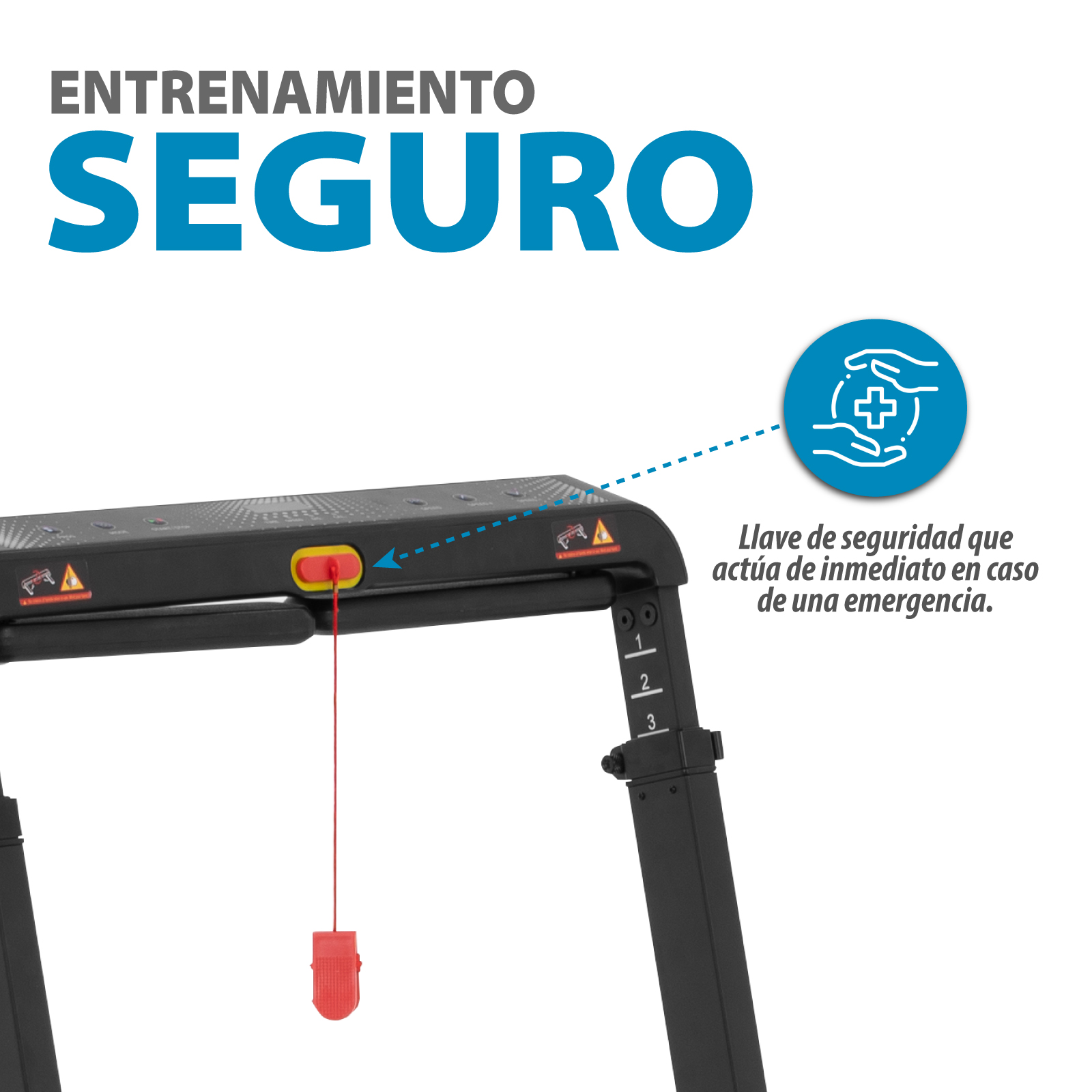 Caminadora Eléctrica Altera Velocidad 12 km/h 2 HP Bocinas Bluetooth 4 Niveles de Altura Control Fit Watch