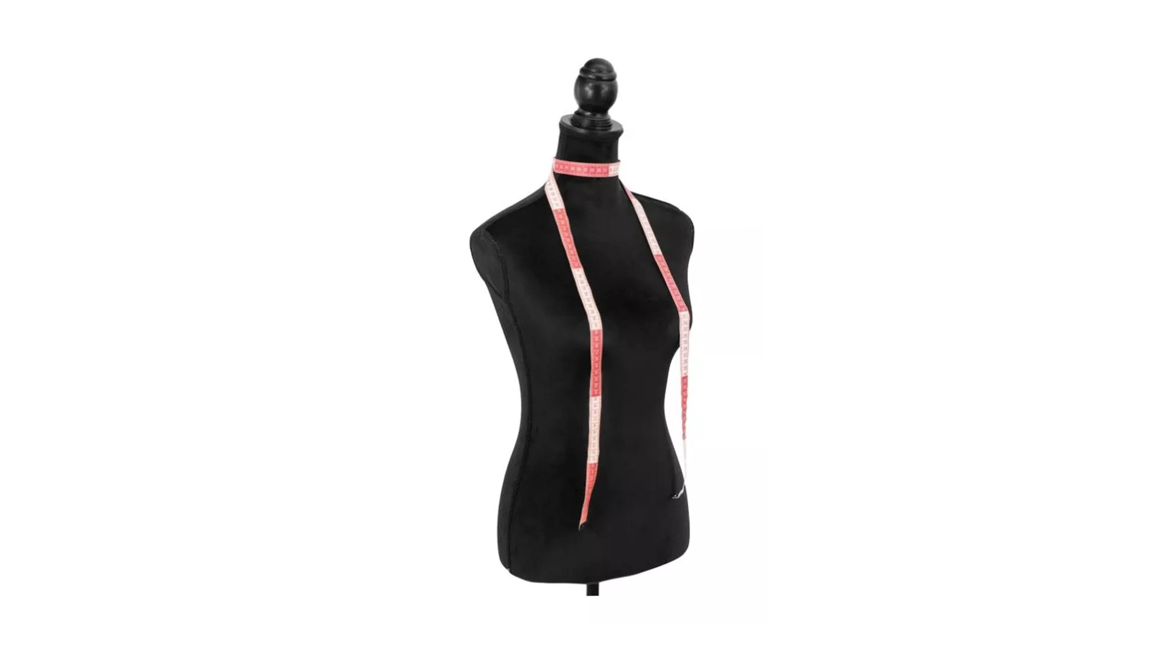 Maniqui Modista Costura Femenino Torso Ajustable Negro Maniquie 