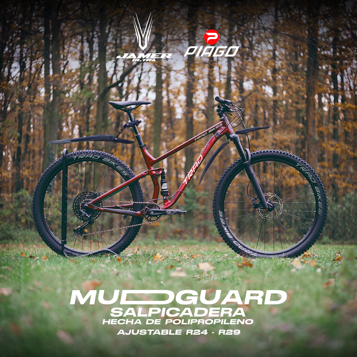 Salpicaderas Bicicleta Delantera Y Trasera R24-R29 Ultra