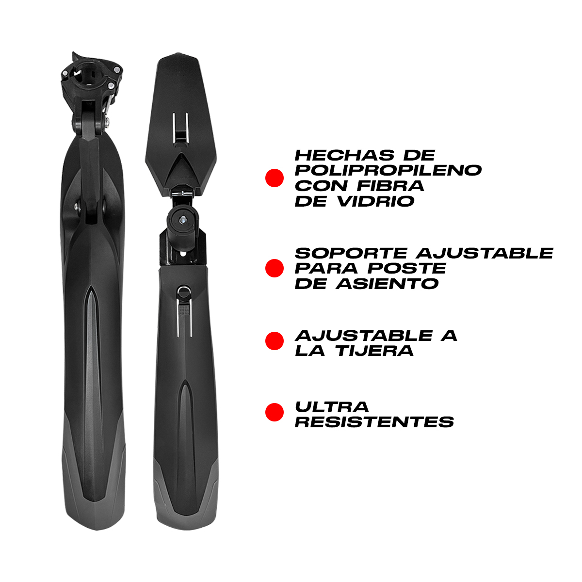 Salpicaderas Bicicleta Delantera Y Trasera R24-R29 Ultra