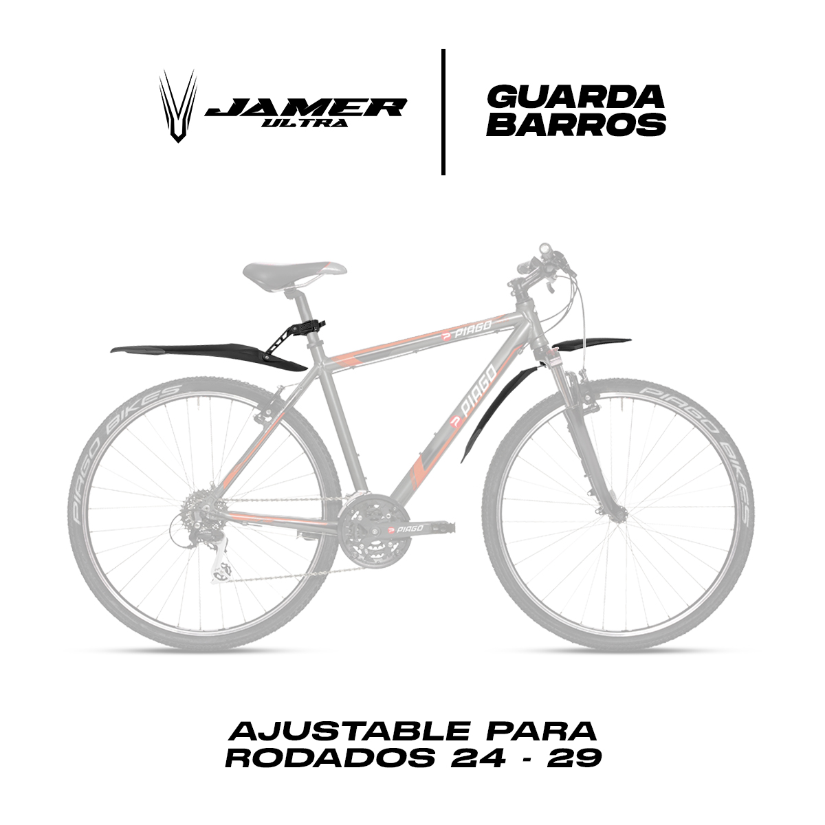 Salpicaderas Bicicleta Delantera Y Trasera R24-R29 Ultra