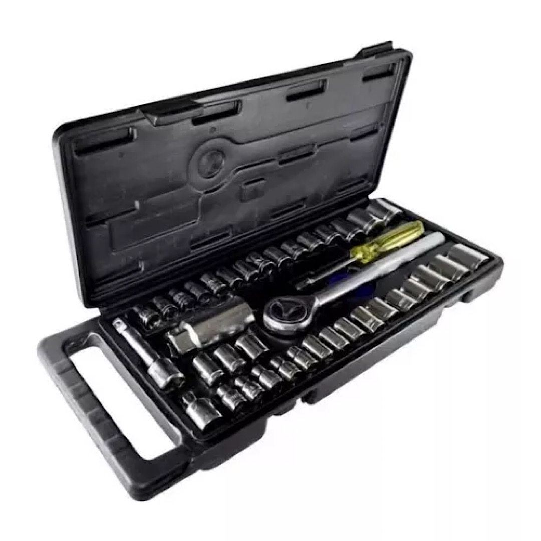 Juego De Dados Con Matraca 40 Piezas Genérica