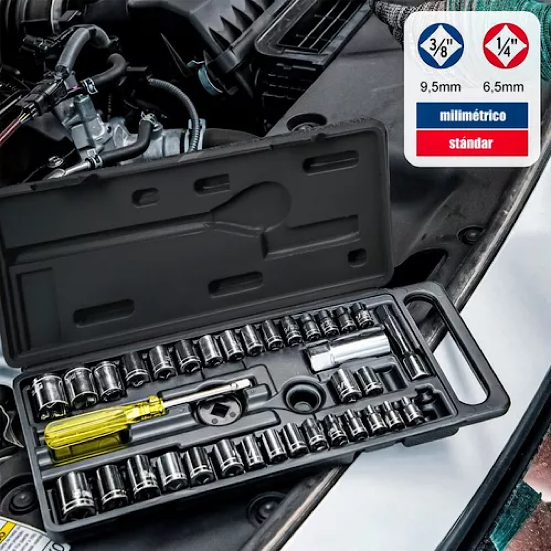 Juego De Dados Con Matraca 40 Piezas Genérica