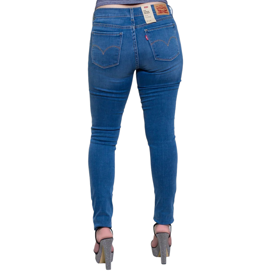 Pantalon Jeans Levis 710 Skinny Mujer Original 17778-0373