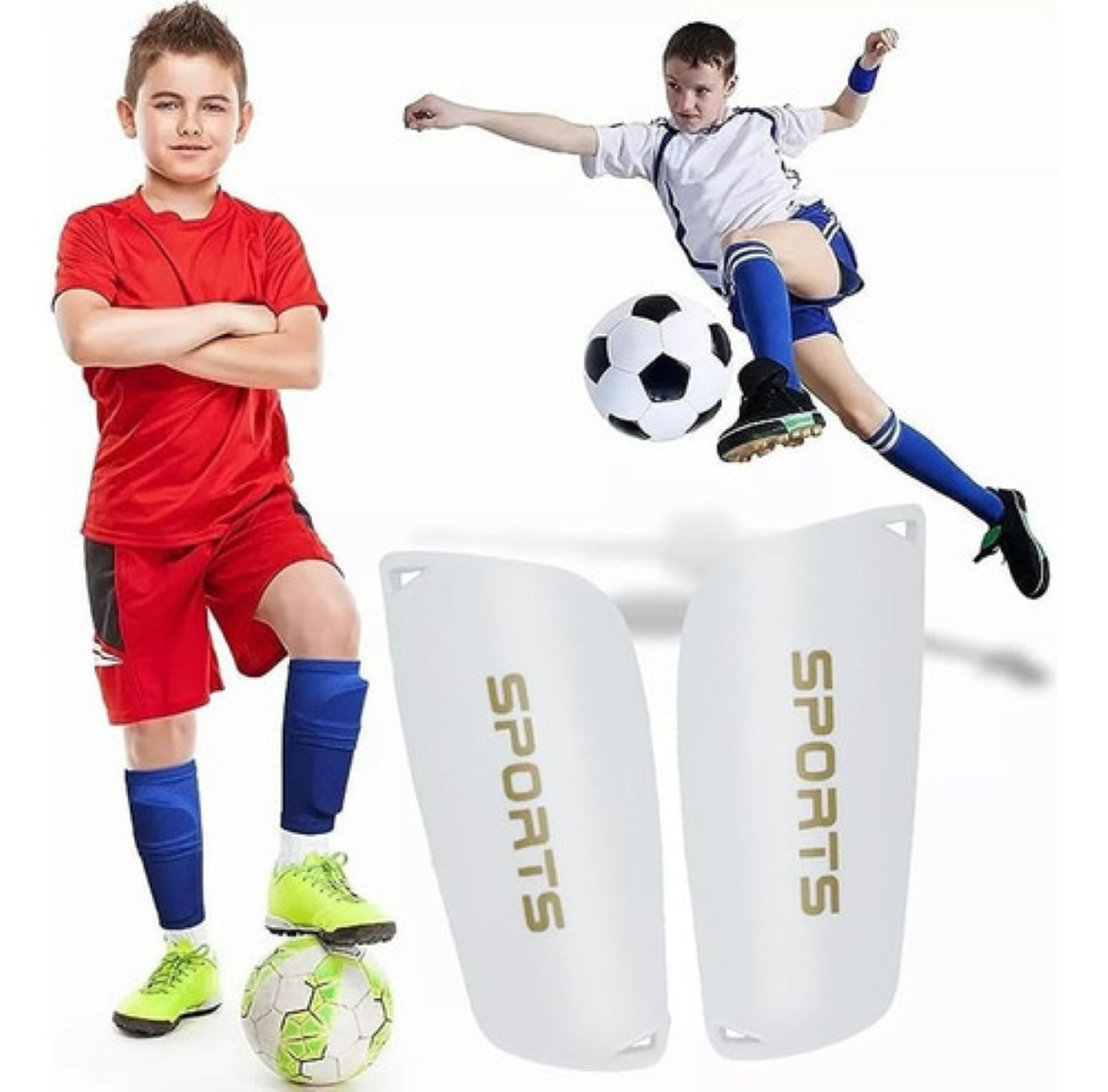 Espinilleras deportivas de fútbol para adultos, adolescentes y
