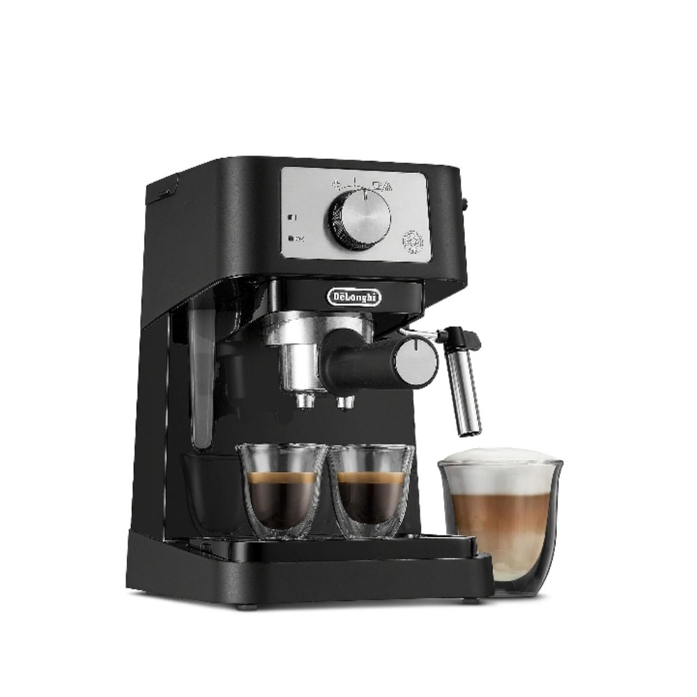  De'Longhi Paquete de máquina de café expreso y vasos de espresso  con bomba de : Hogar y Cocina