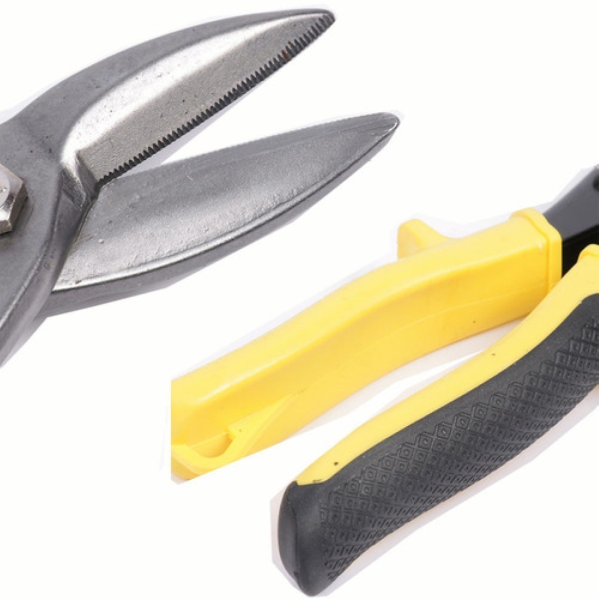 Tijeras Aviador Para Cortar Lamina Hojas Forjadas En Acero Amarillo