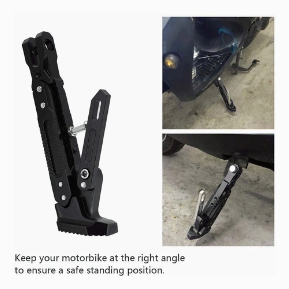Pata De Cabra De La Motocicleta, Trípode De Soporte Negro
