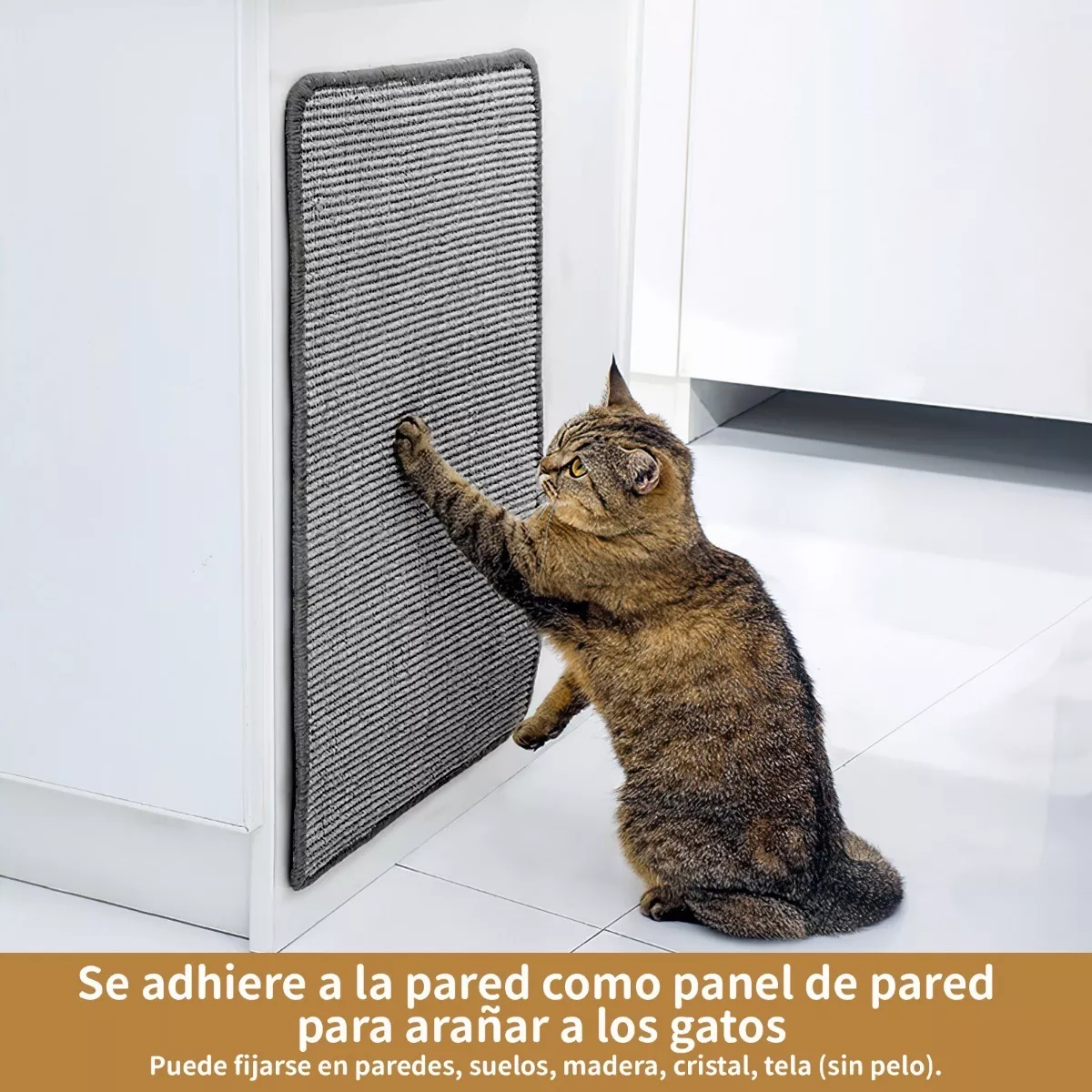 Alfombrilla Para Rascar, Tapetes Rascadores Para Gatos Gris