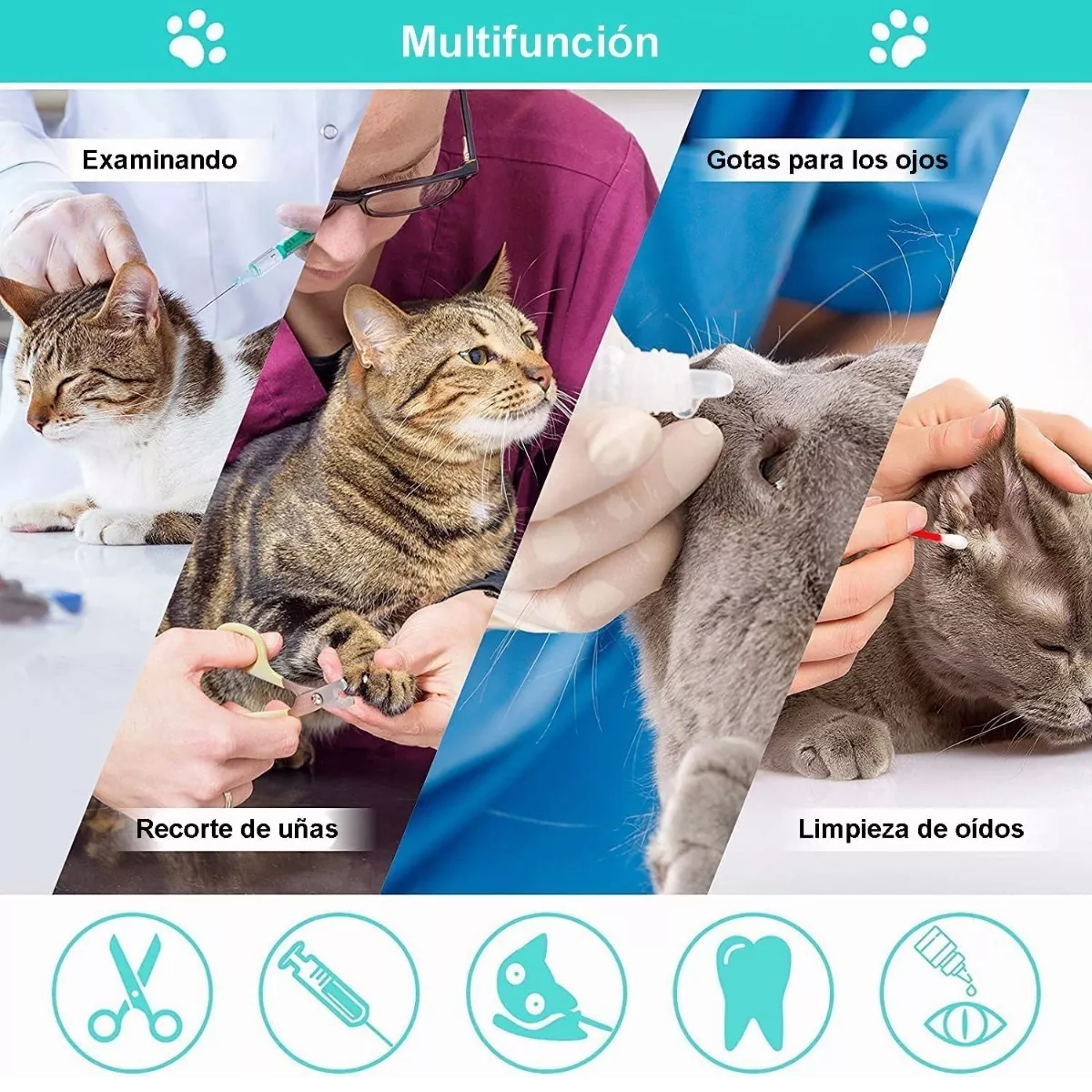 Bolsa Para Bañar/corte Uña Gato Bolsa De Baño Para Mascotas Verde