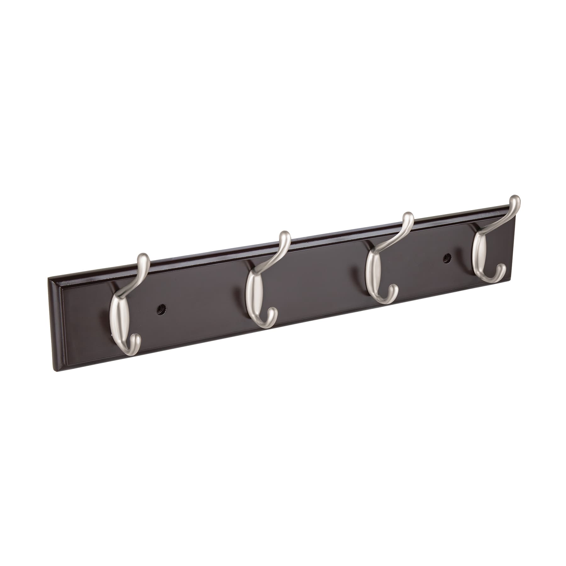 PERCHERO PARA PARED CON 4 GANCHOS SATINADOS, HERMEX 49624
