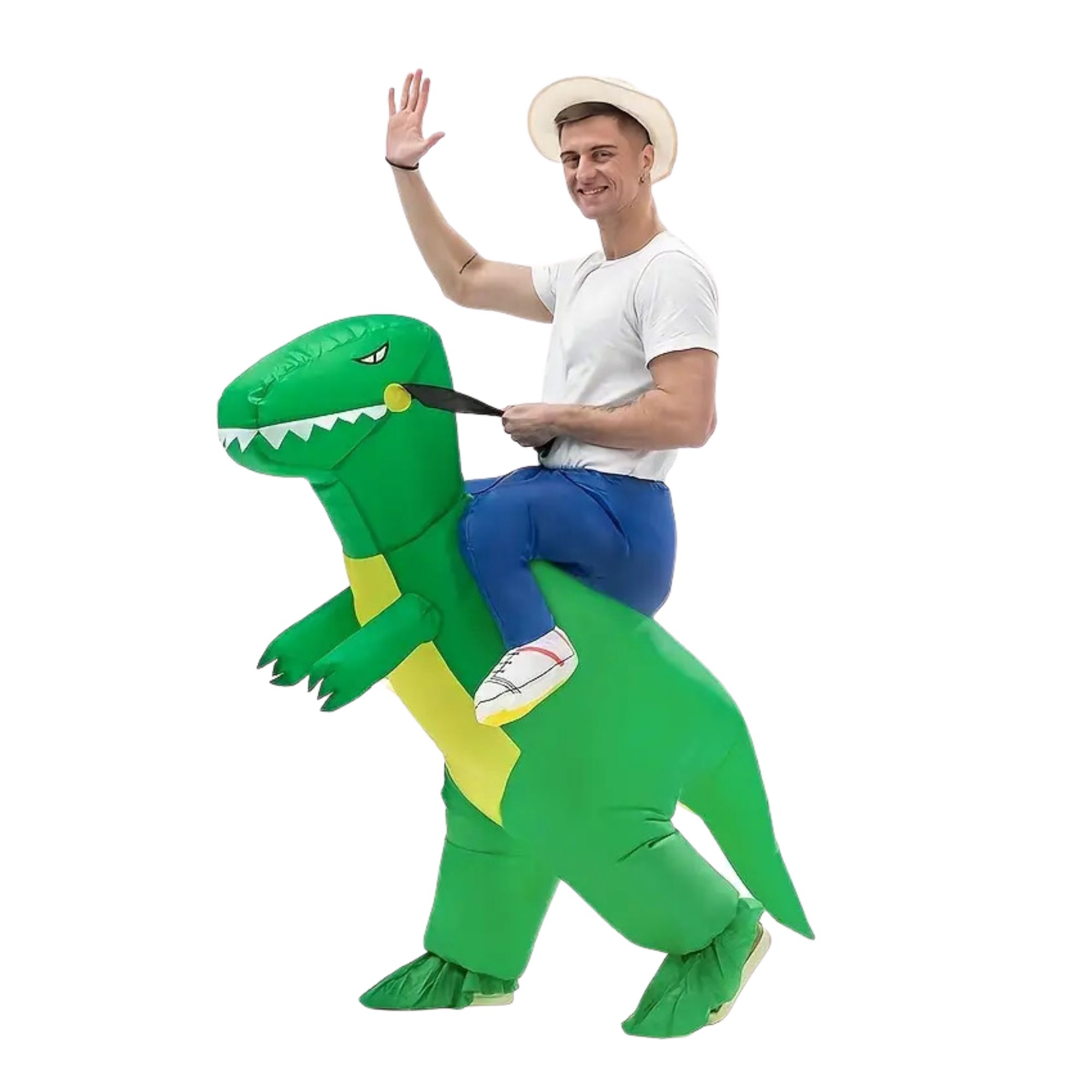 Disfraz Inflable De Dinosaurio T-rex Para Adulto Halloween