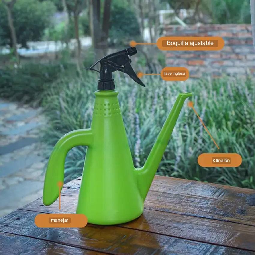 Dos en Uno, Regadera Y Pulverizador de Agua para tus Plantas