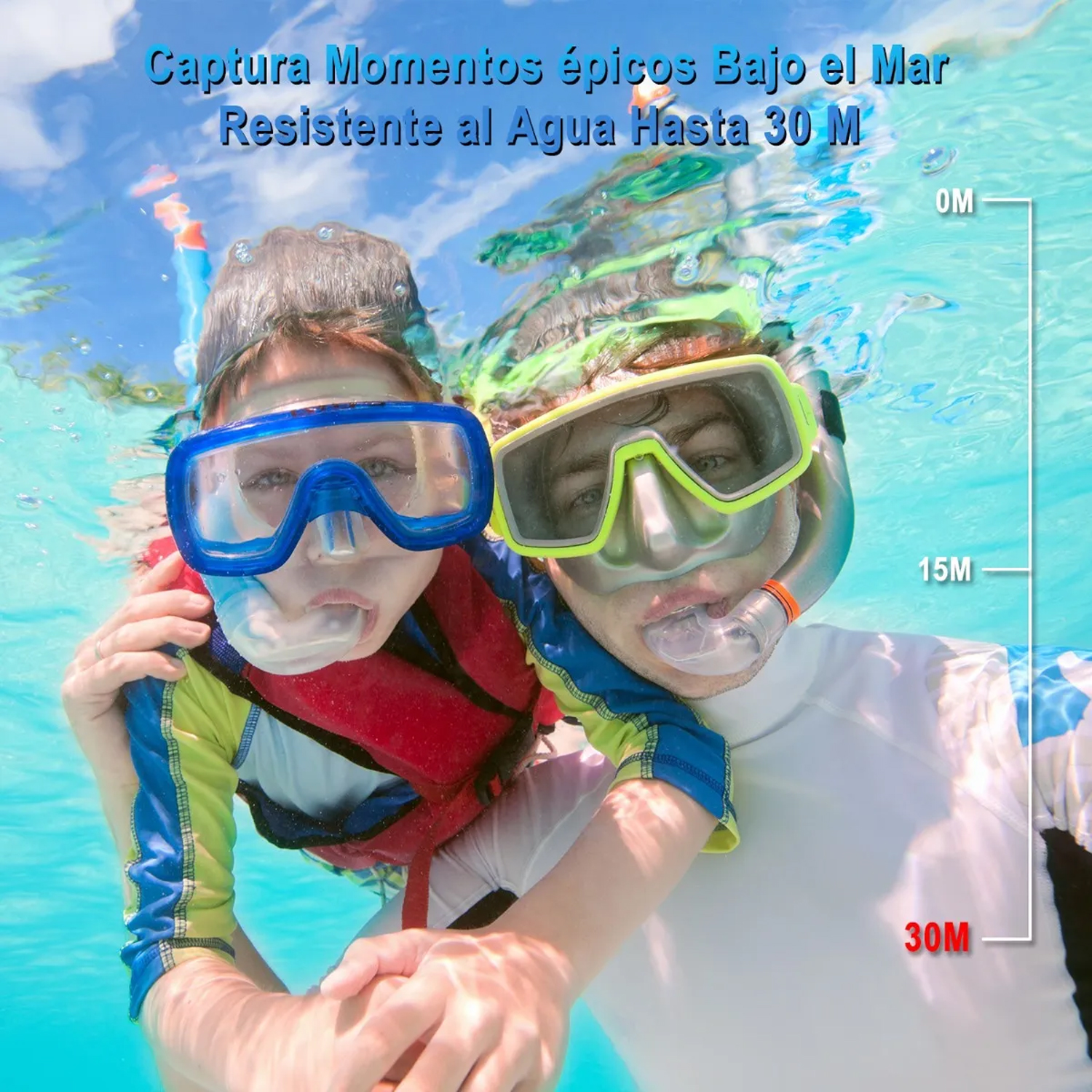 Camara Deportiva 4k Wifi Sumergible Gopr Pantalla Dual Touch