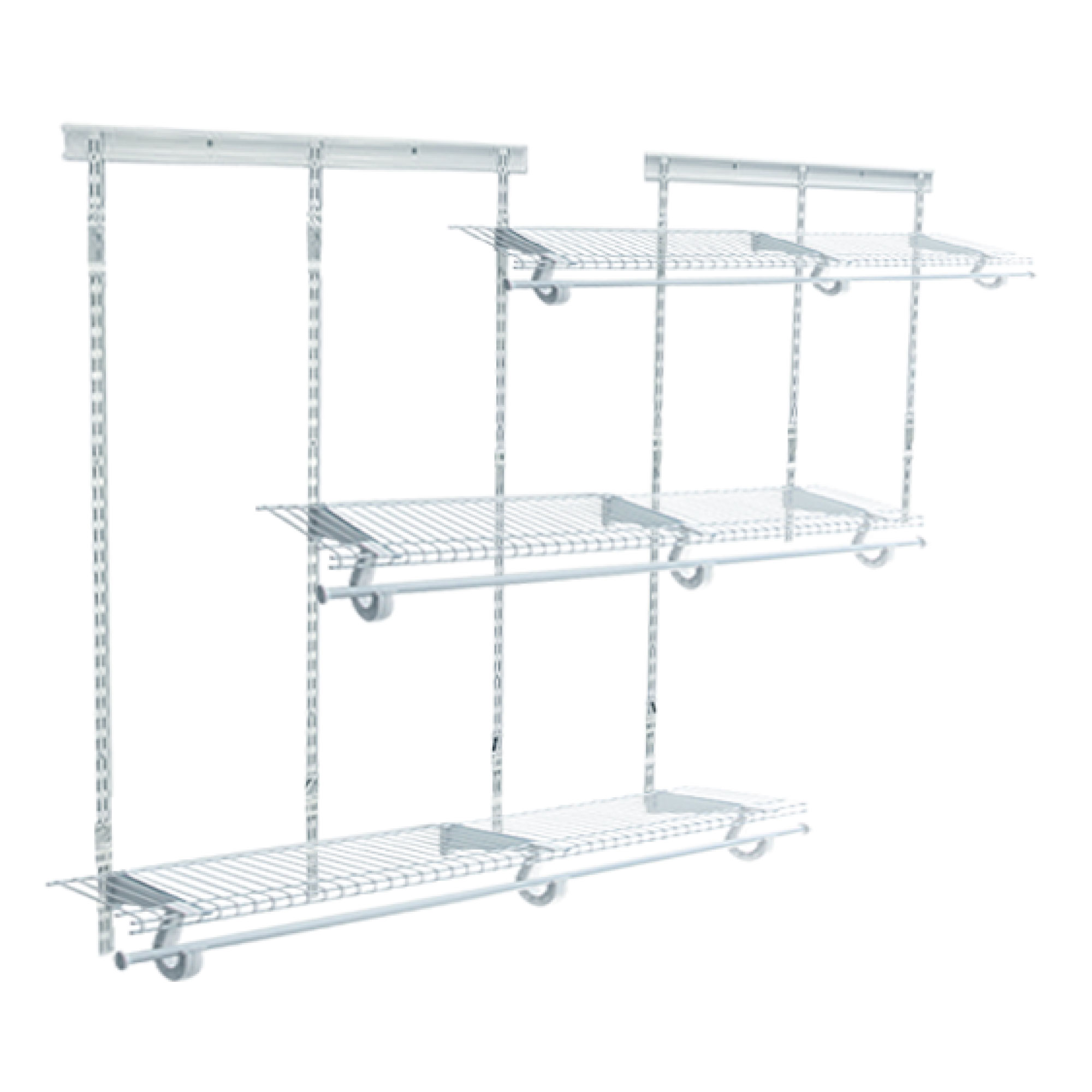 Closet Ropero Armable Armario 5 a 8Ft Ajustable Reforzado 