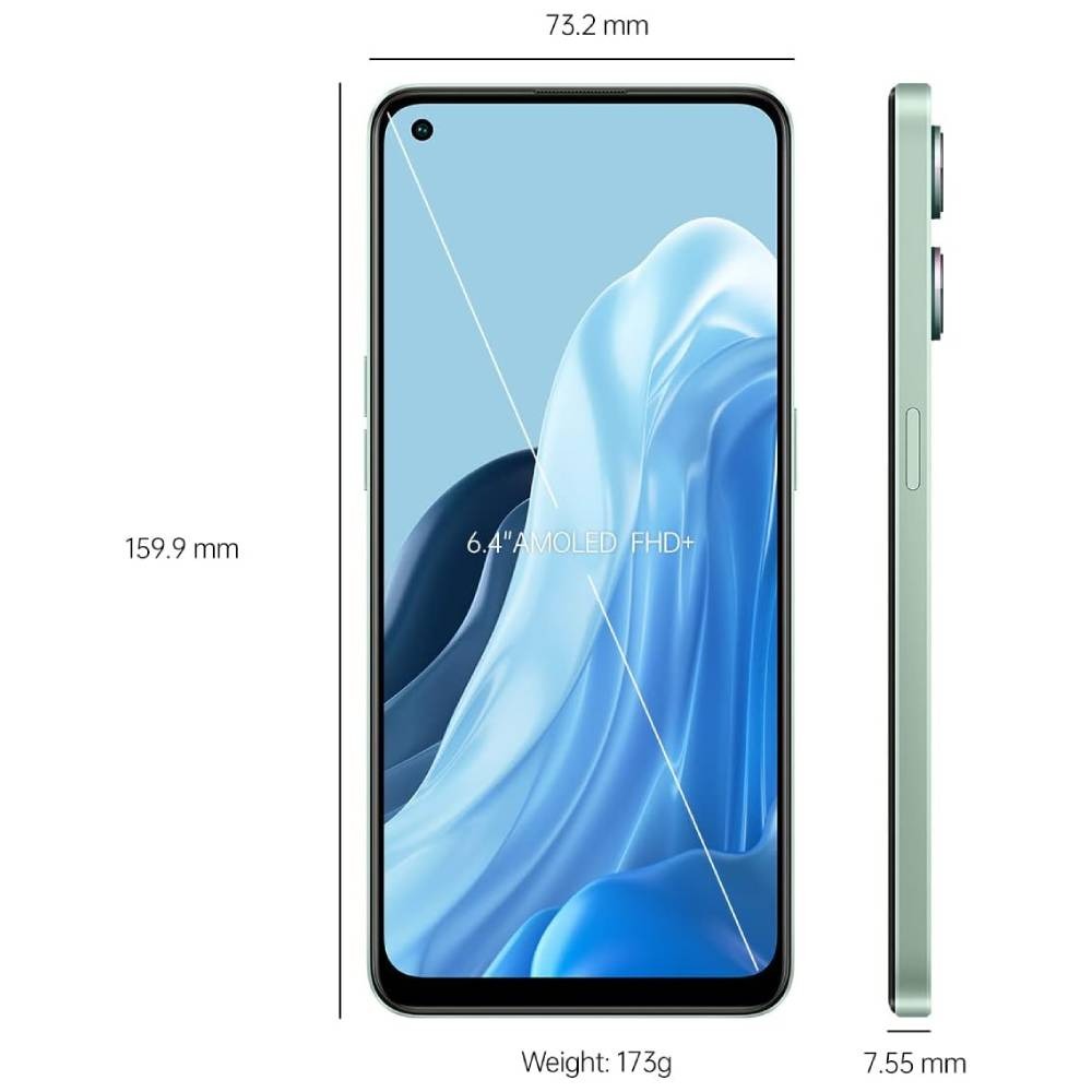Celular Oppo Reno 8 Lite 6.43 8GB 128GB Desbloqueado Arcoíris
