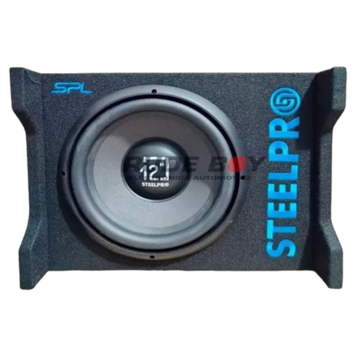 Woofer 12 amplificado steelpro 1200w+ 2 tweeter krack
