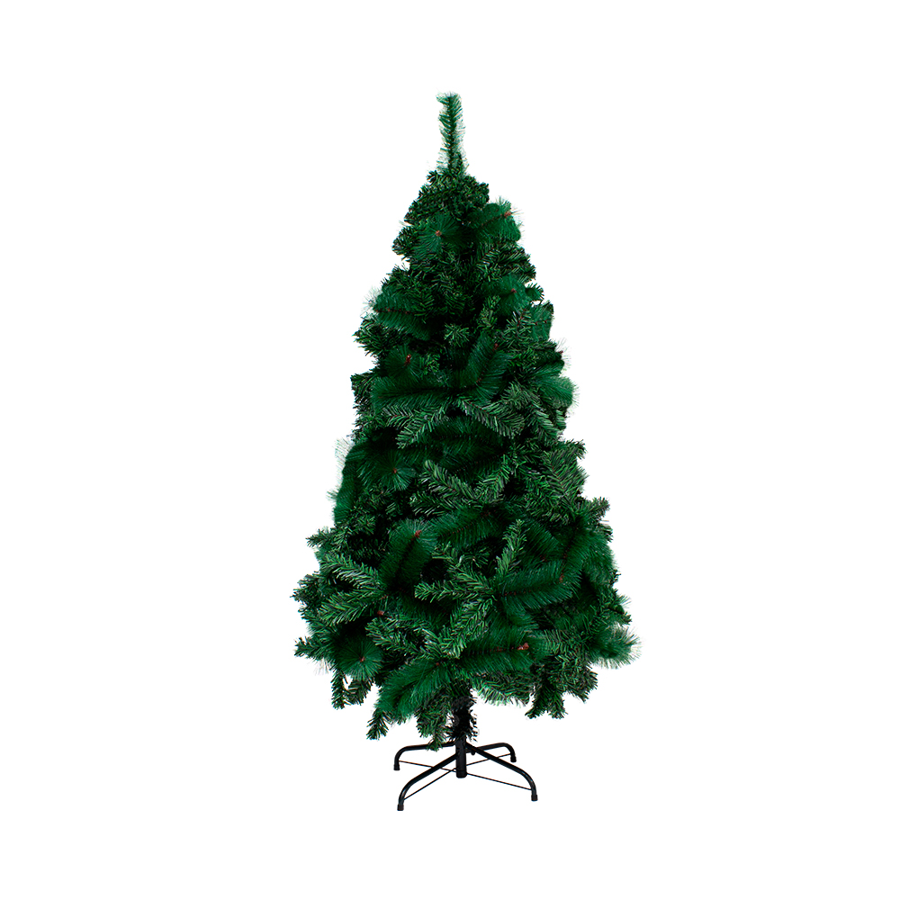 Árbol Pino Navideño Artificial Verde Bandera 150 Cm Altura