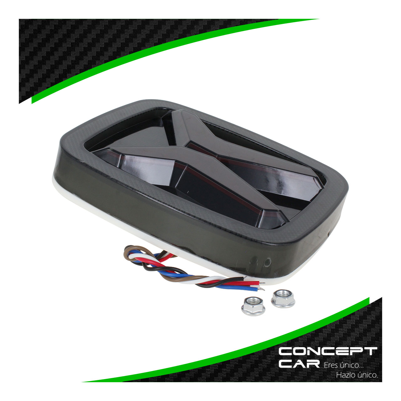 Plafon Calavera Tipo Jeep Led Gel Humo Universal 12-24v