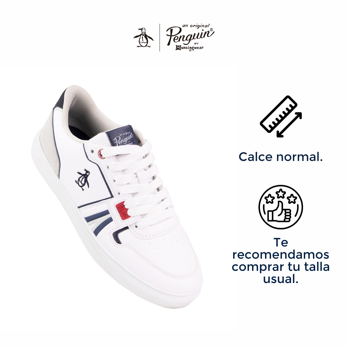 Tenis Original Penguin Style Ross Blanco