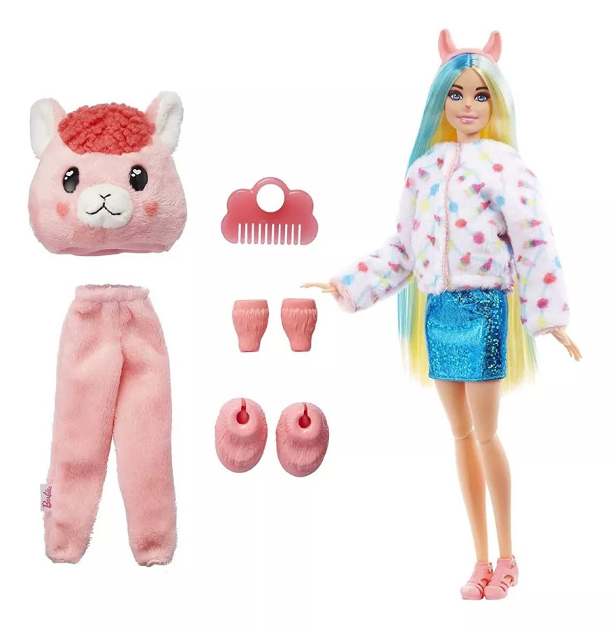 Barbie Cutie Reveal Llama Serie Fantasía Peluche Sorpresa mattel