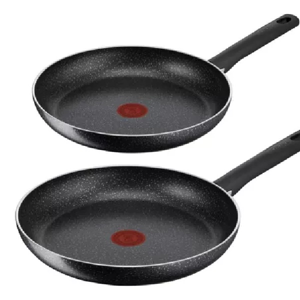 Juego de Sartenes Tefal Brut 20 cm + 28 cm Aluminio Thermo-Señal