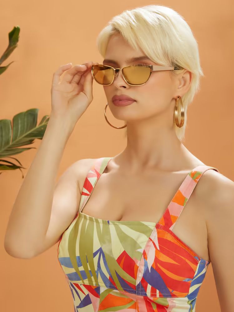 Gafas Guess De Sol Ojo De Gato Gia De Metal