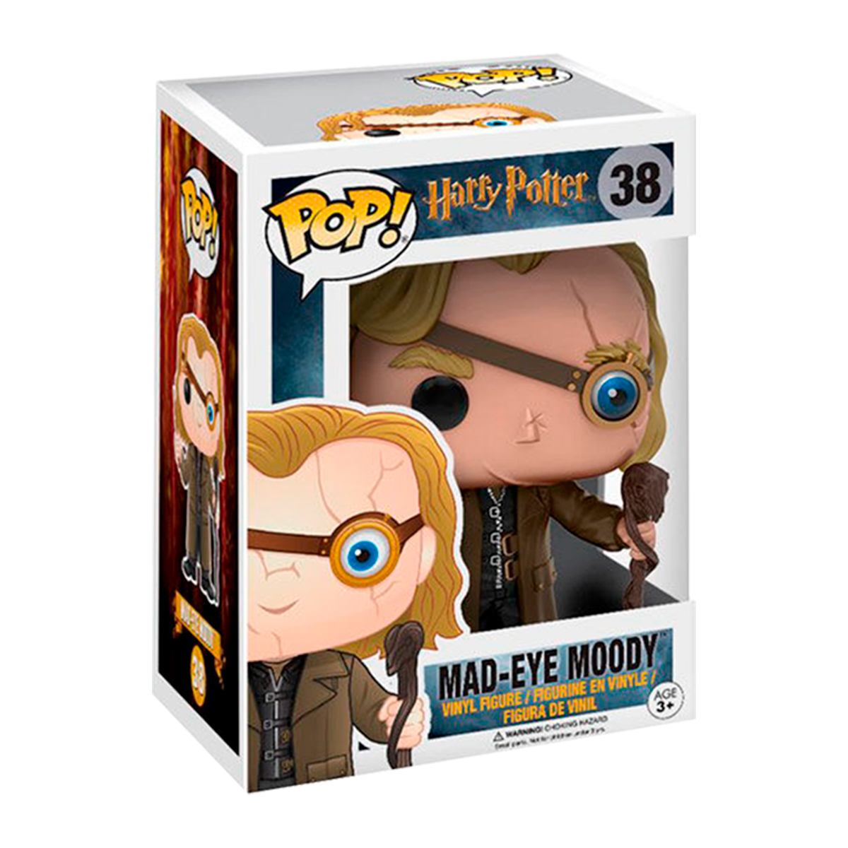 Funko Pop Ojo Loco Moody #38 Harry Potter Wizarding World Figura Original