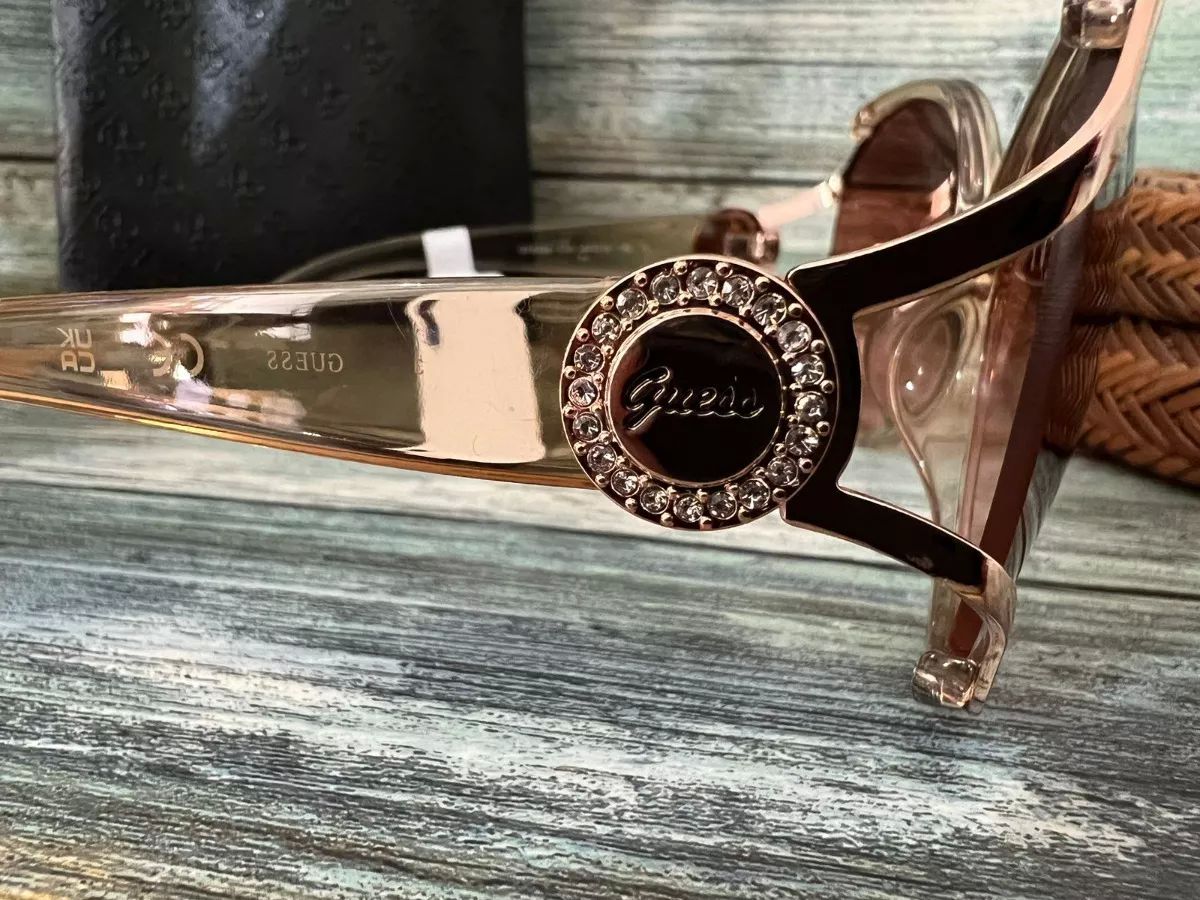 Gafas Guess De Sol De Plástico Con Logotipo De Escritura