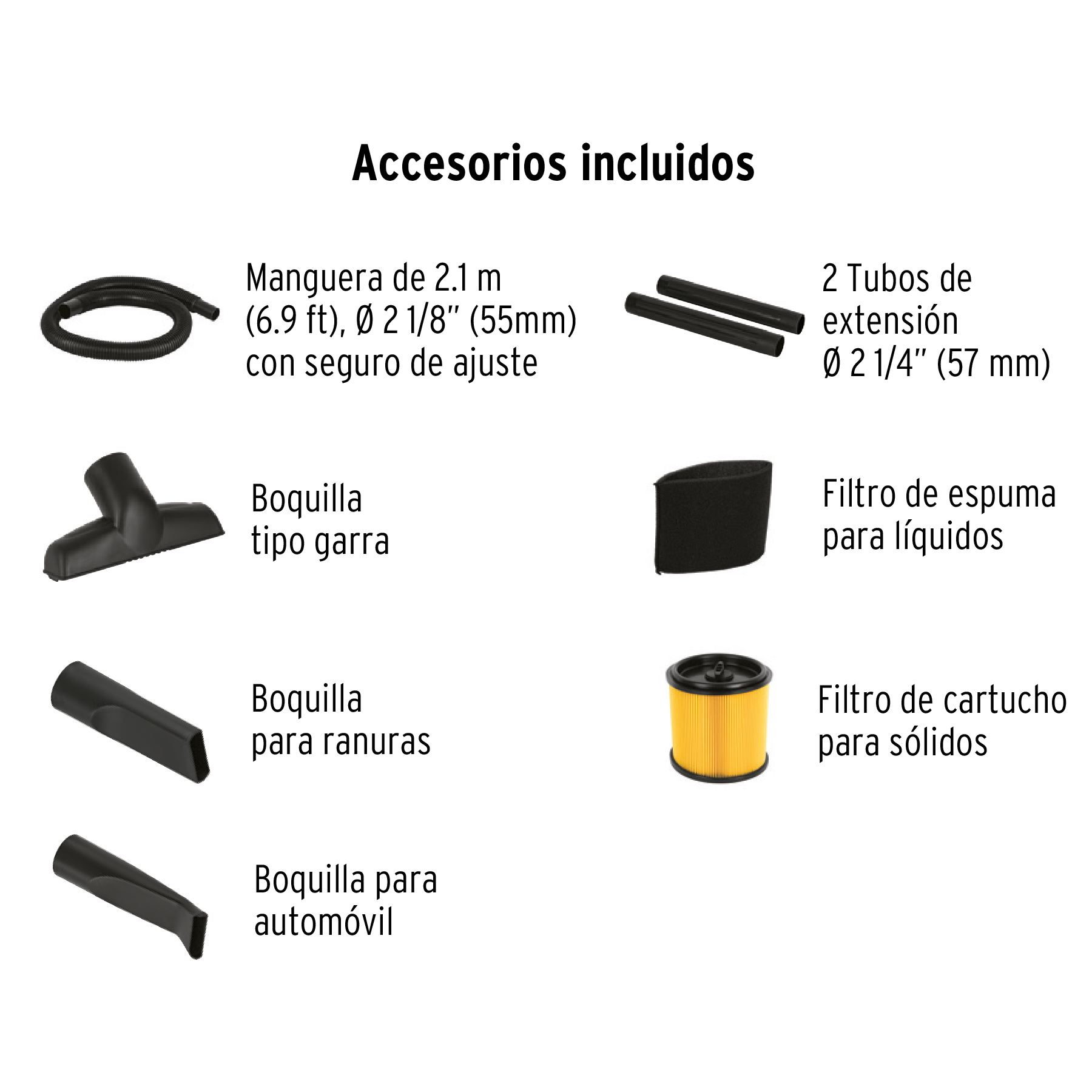 ASPIRADORA DE SÓLIDOS Y LÍQUIDOS DE 12 GAL, PLÁSTICA, TRUPER 101509