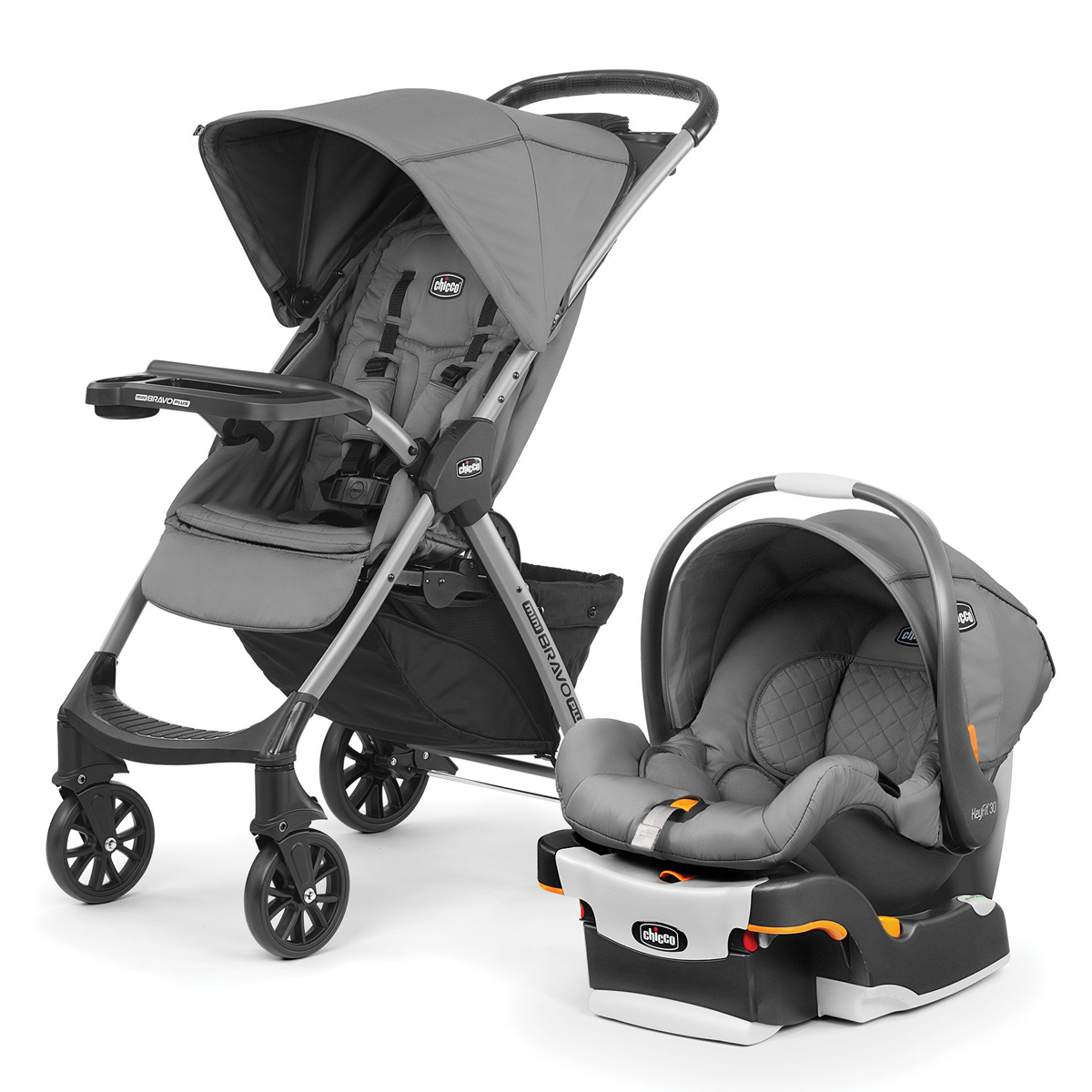 Carriola Mini Bravo Plus Travel System Chicco Slate