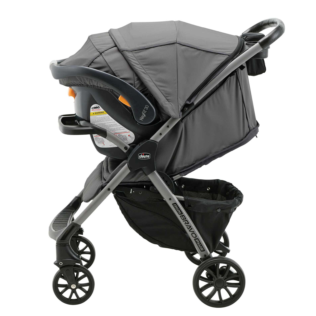 Carriola Mini Bravo Plus Travel System Chicco Slate